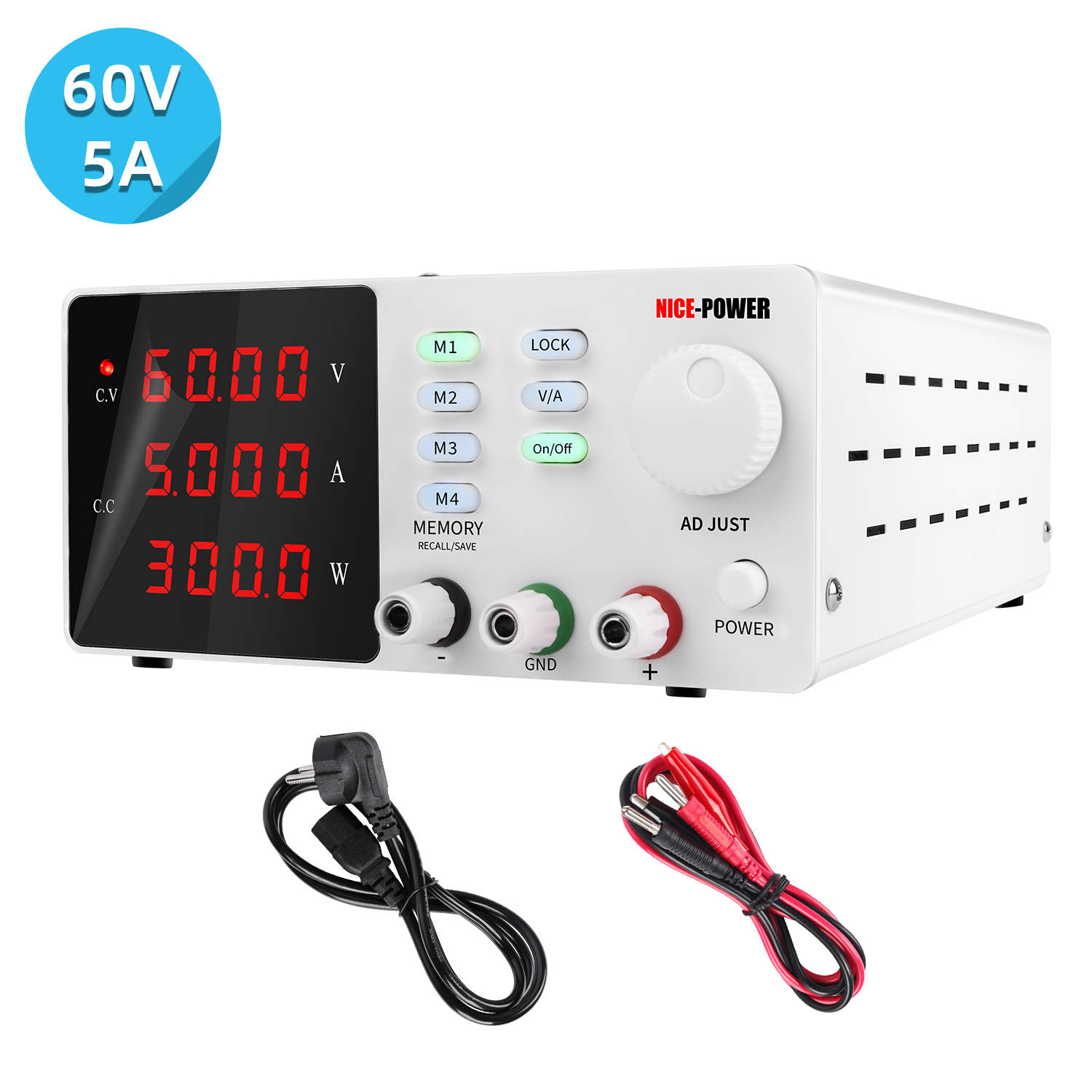 Programmable Dc Power Supply 60V 5A - Yeni Tasarım Güzel Güç Kaynağı Spps-S605